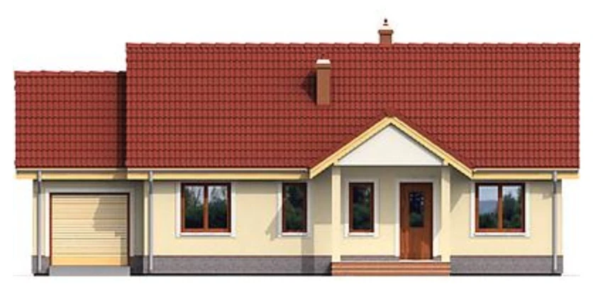 Vieno aukšto namo projektas Ona