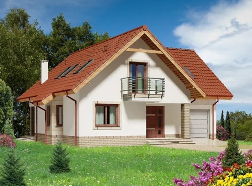 Vieno aukšto su mansarda namo projektas Pulsas
