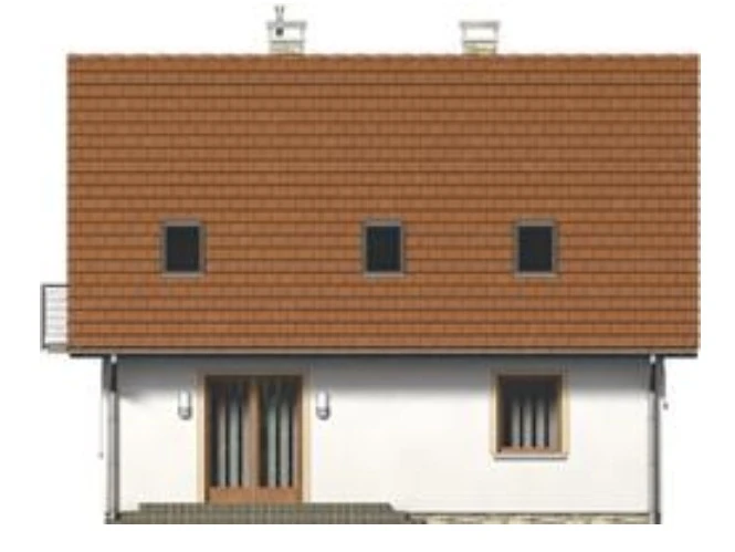 Vieno aukšto su mansarda namoo projektas Kovas