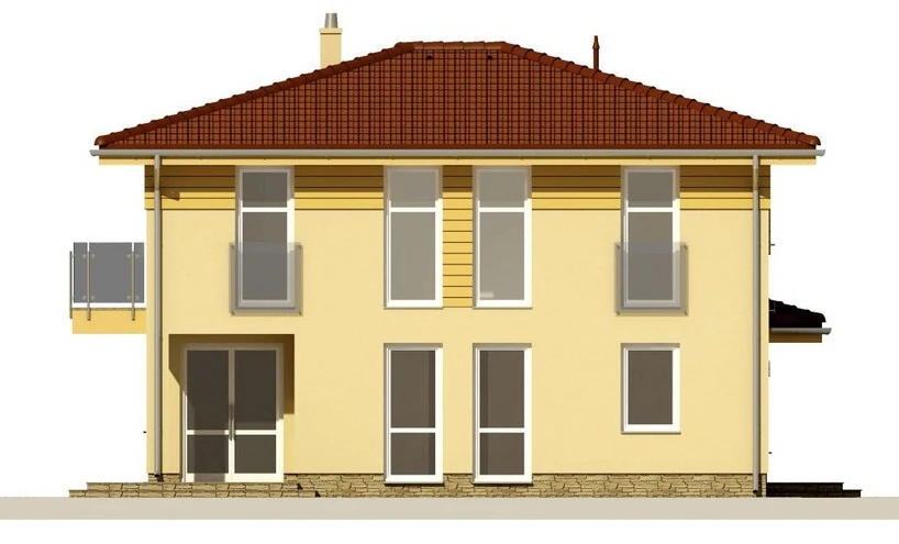 Dviejų aukštų namo projektas Paulius