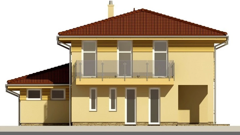 Dviejų aukštų namo projektas Paulius