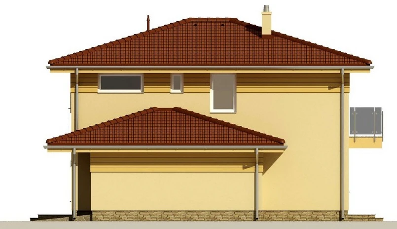 Dviejų aukštų namo projektas Paulius