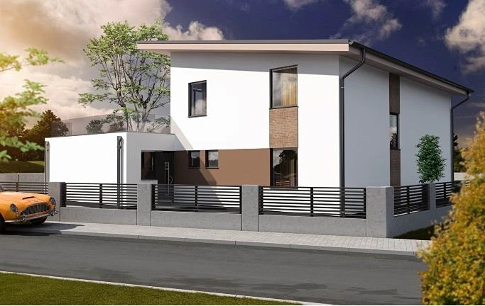 Dviejų aukštų namo projektas Laisvė