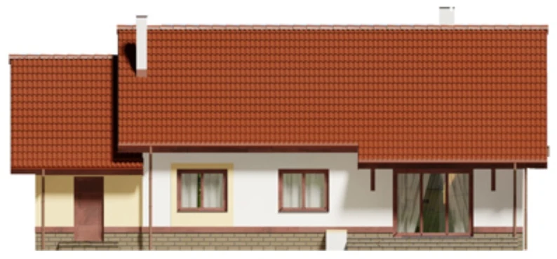 Vieno aukšto namo projektas Eglė