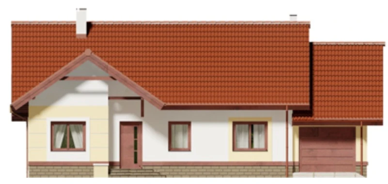 Vieno aukšto namo projektas Eglė