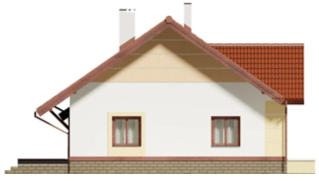 Vieno aukšto namo projektas Eglė