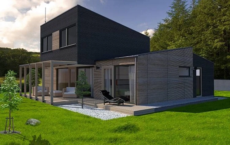 Dviejų aukštų namo projektas Manvydas