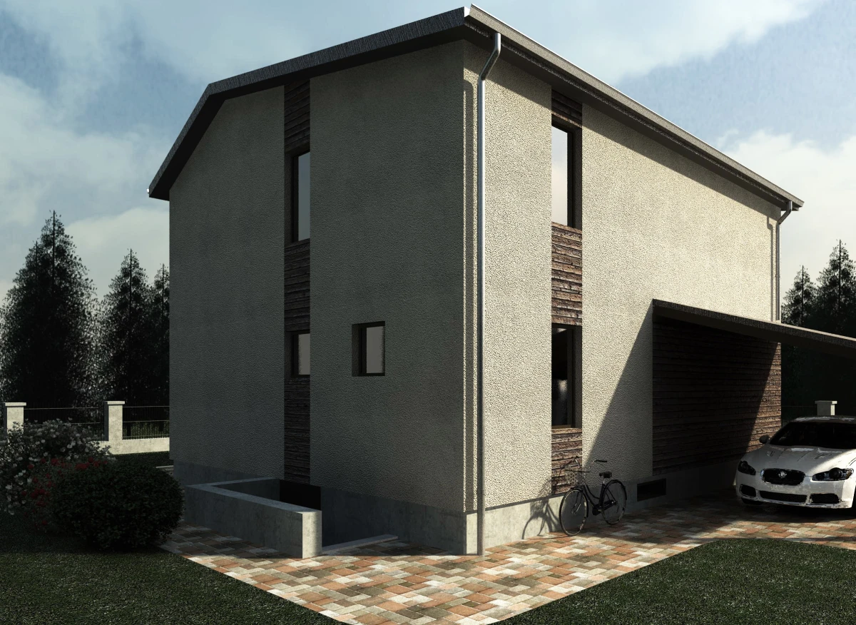 Dviejų aukštų namo projektas Rapolas