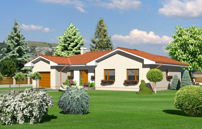 Vieno aukšto namo projektas Magijas