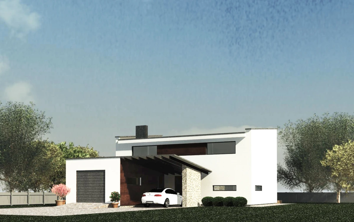 Dviejų aukštų namo projektas Rugilė