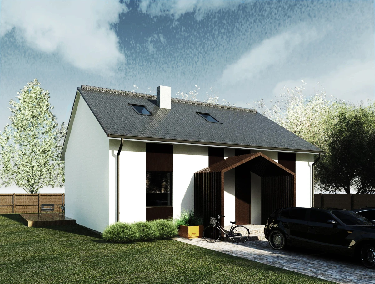 Dviejų aukštų namo projektas Agota
