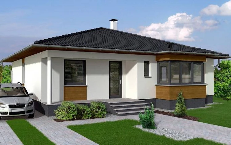 Vieno aukšto namo projektas Tilmantas