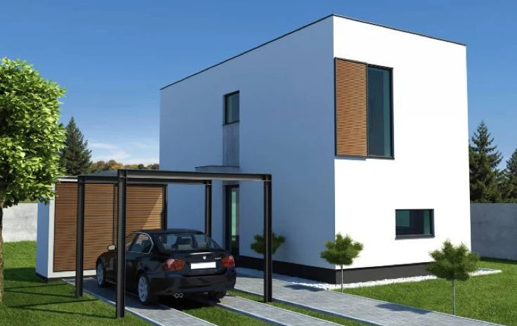 Dviejų aukštų namo projektas Alanas