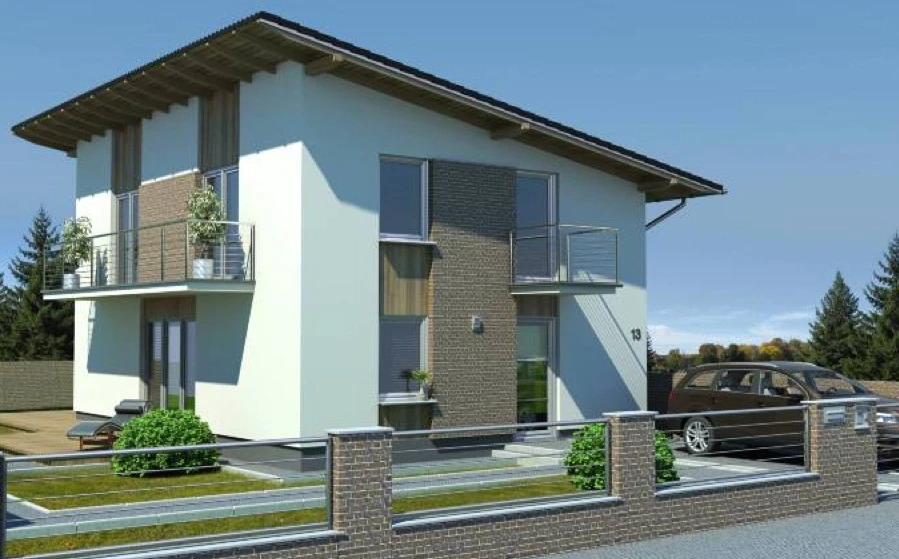 Dviejų aukštų namo projektas Jogintas