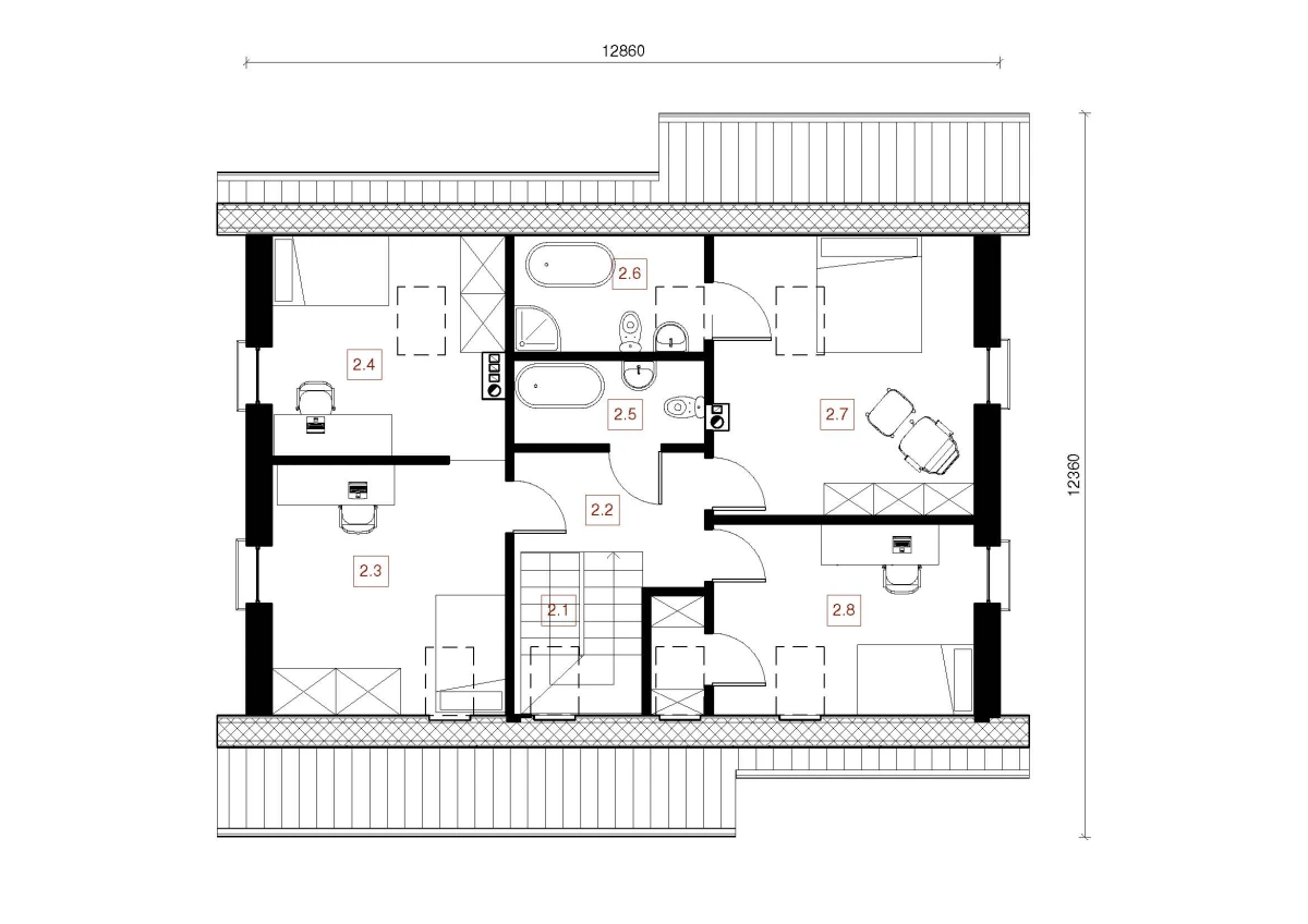 Gyvenamojo namo projektas „Adelė“