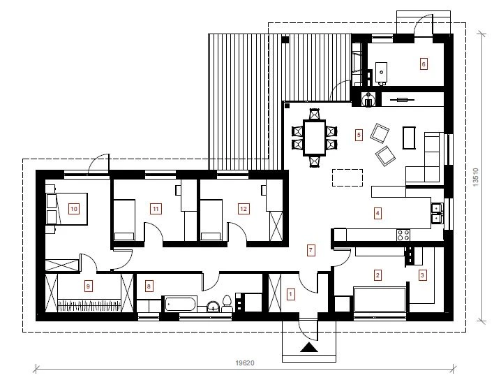 Gyvenamojo namo projektas „Gabrielius“
