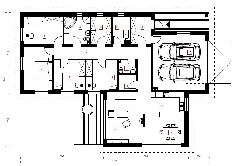 Gyvenamojo namo projektas „Agnė“
