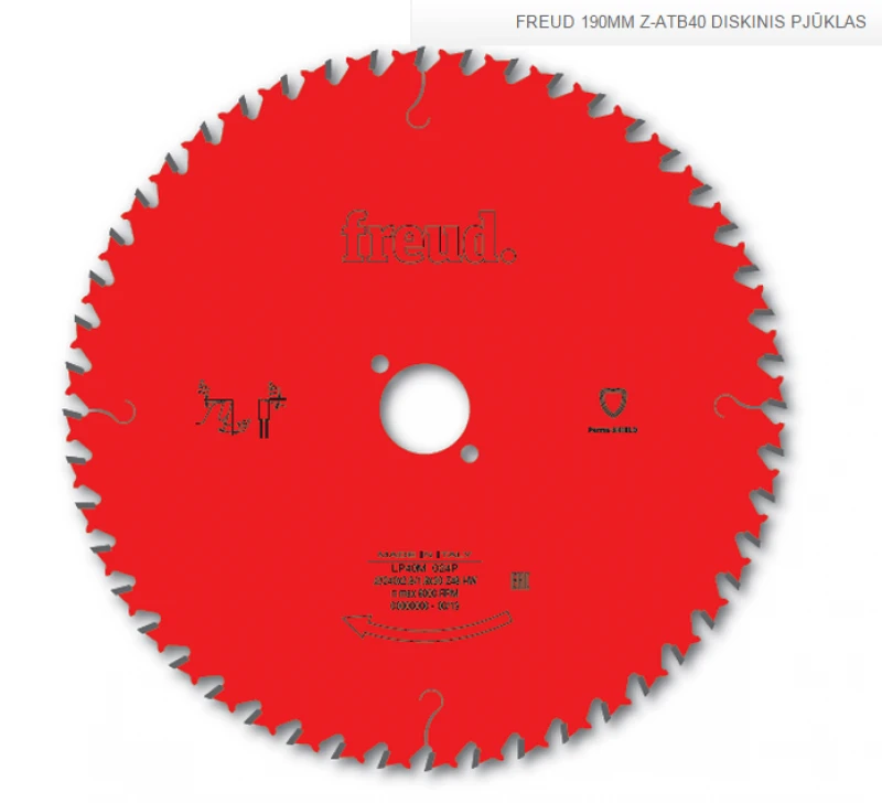 FREUD 190mm Z-ATB40 diskinis pjūklas