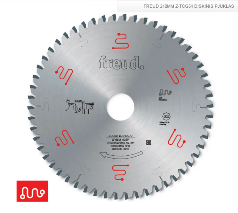 FREUD 210mm Z-TCG54 diskinis pjūklas