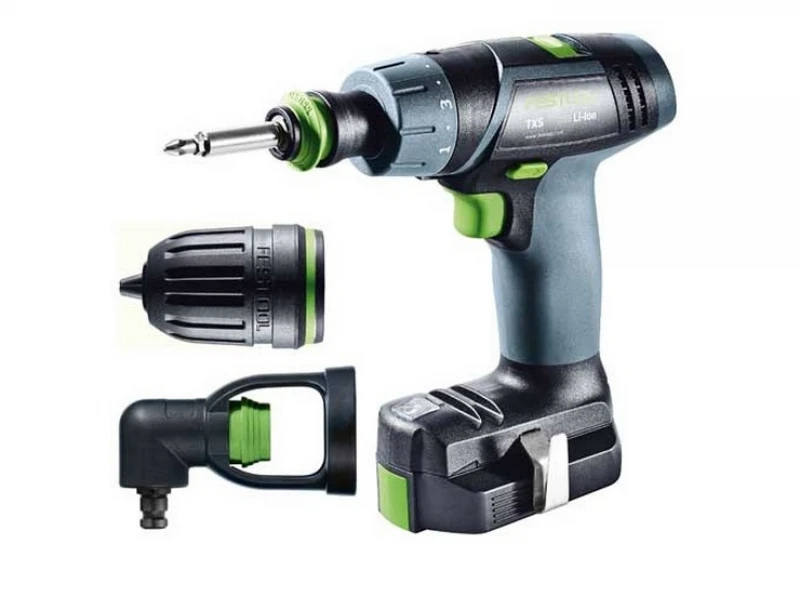 FESTOOL akumuliatorinis gręžtuvas-suktuvas CXS Li 2,6-Set