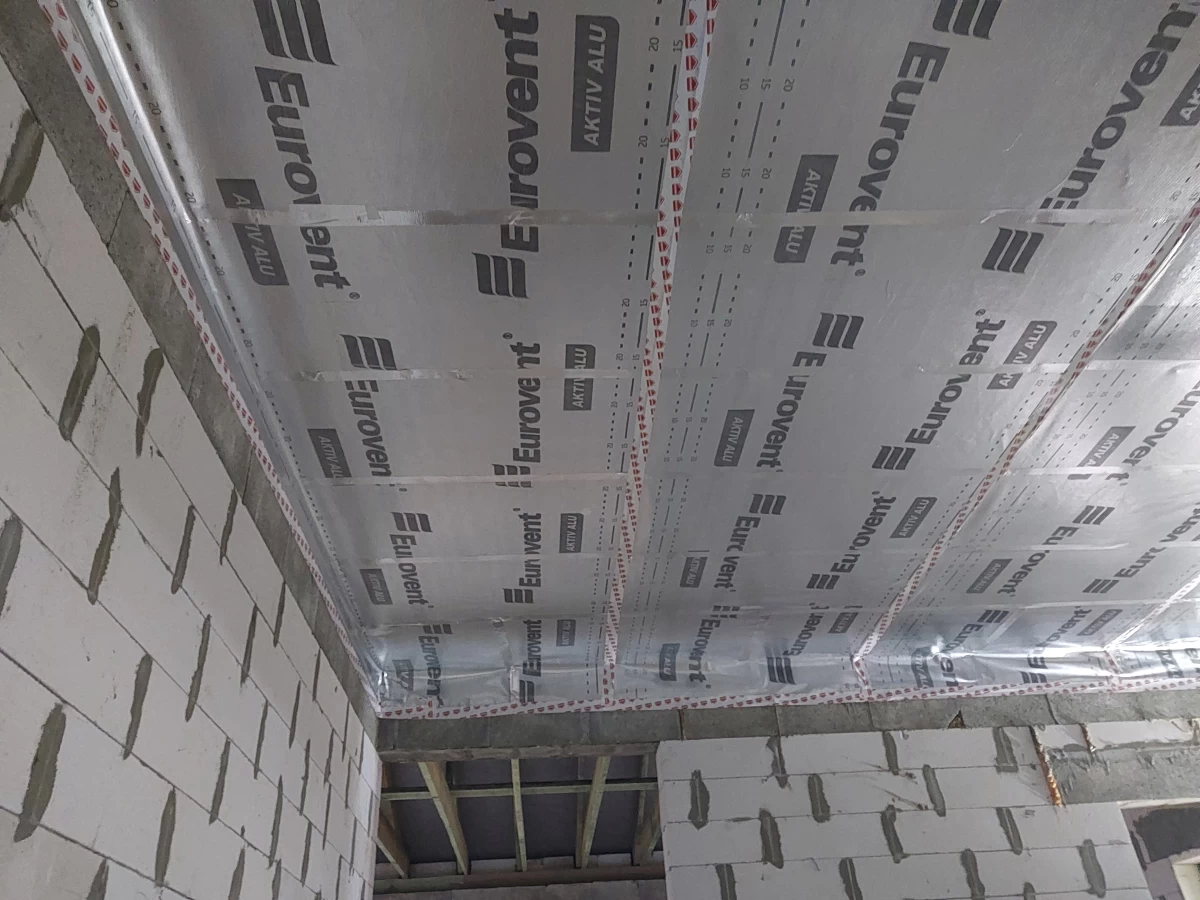 Stogo paruošimas ekovatos pūtimui