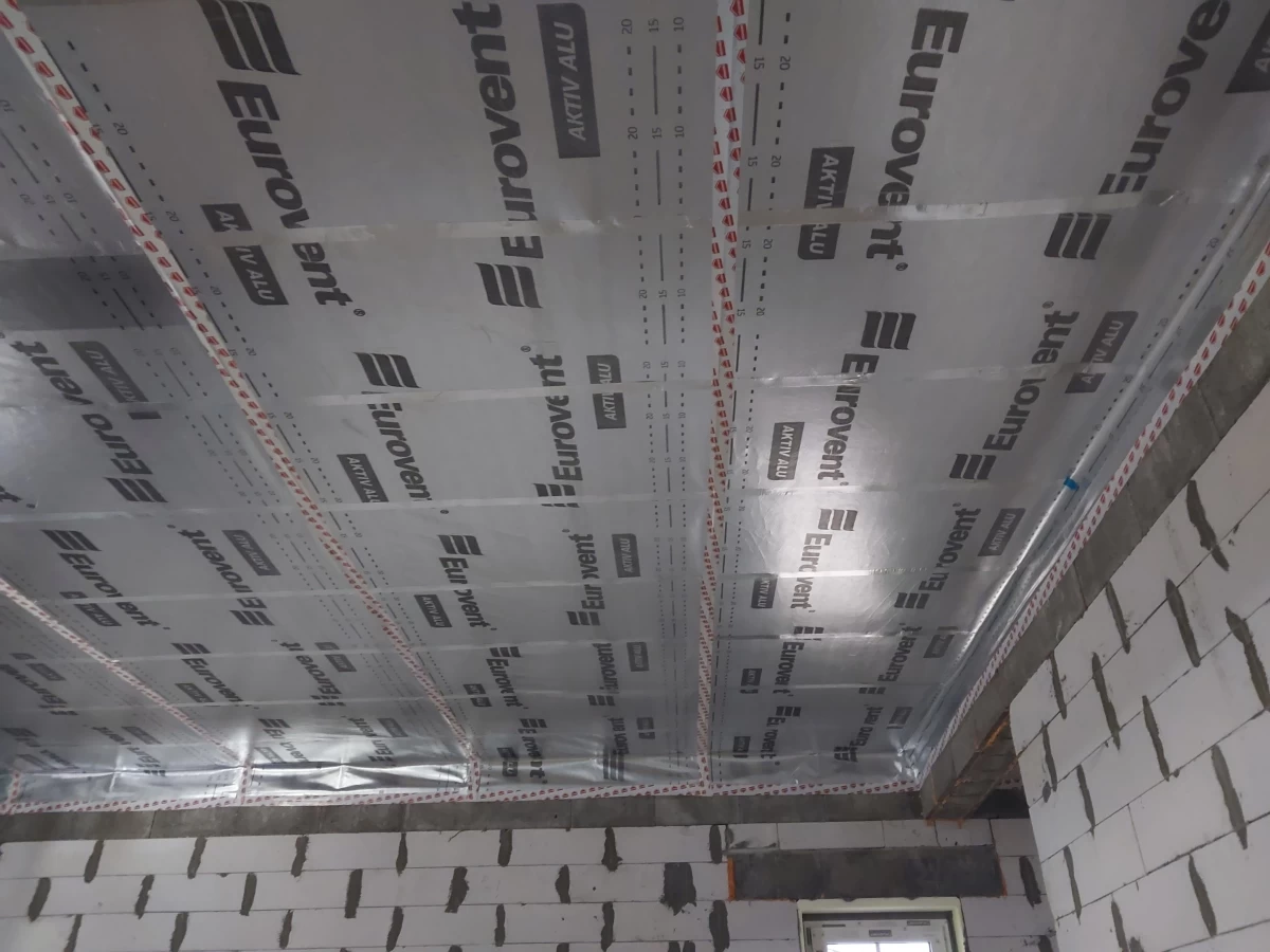 Perdangos (stogo) paruošimas ekovatos pūtimui