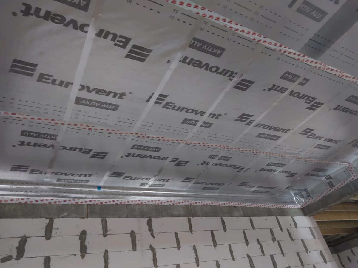 Perdangos, stogo paruošimas ekovatos pūtimui