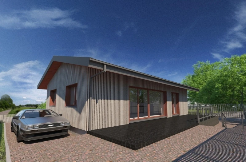 Vieno aukšto namo projektas Vieno aukšto namo projektas