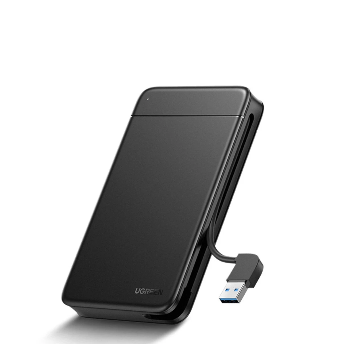2,5&#039;&#039; Sata Ssd Hdd Korpusas Su Integruotu Usb Kabeliu, Juodas
