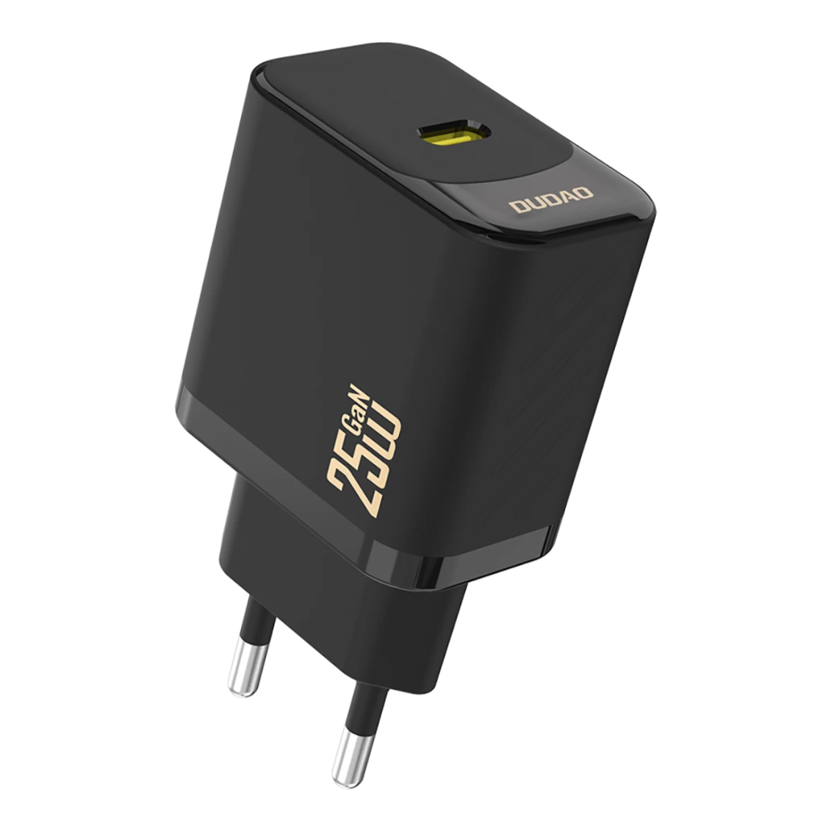 25w Gan Usb-c Tinklo įkroviklis - Juodas