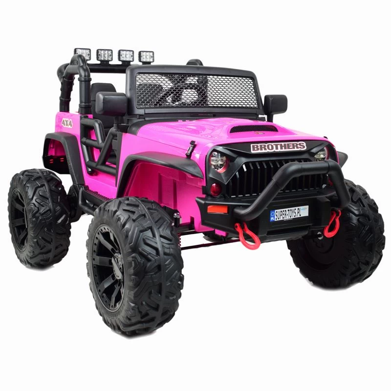 Akumuliatorinis Džipas Brothers , Vairo Stiprintuvas, Minkšti Ratai, Minkšta Sėdynė 24v - 400w/jeep-jc-666