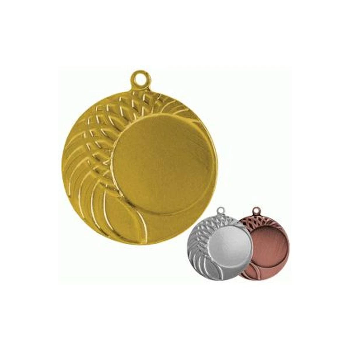 Auksinis Generolo Medalis Su Vieta Emblemai 25 Mm - Plieninis Medalis
