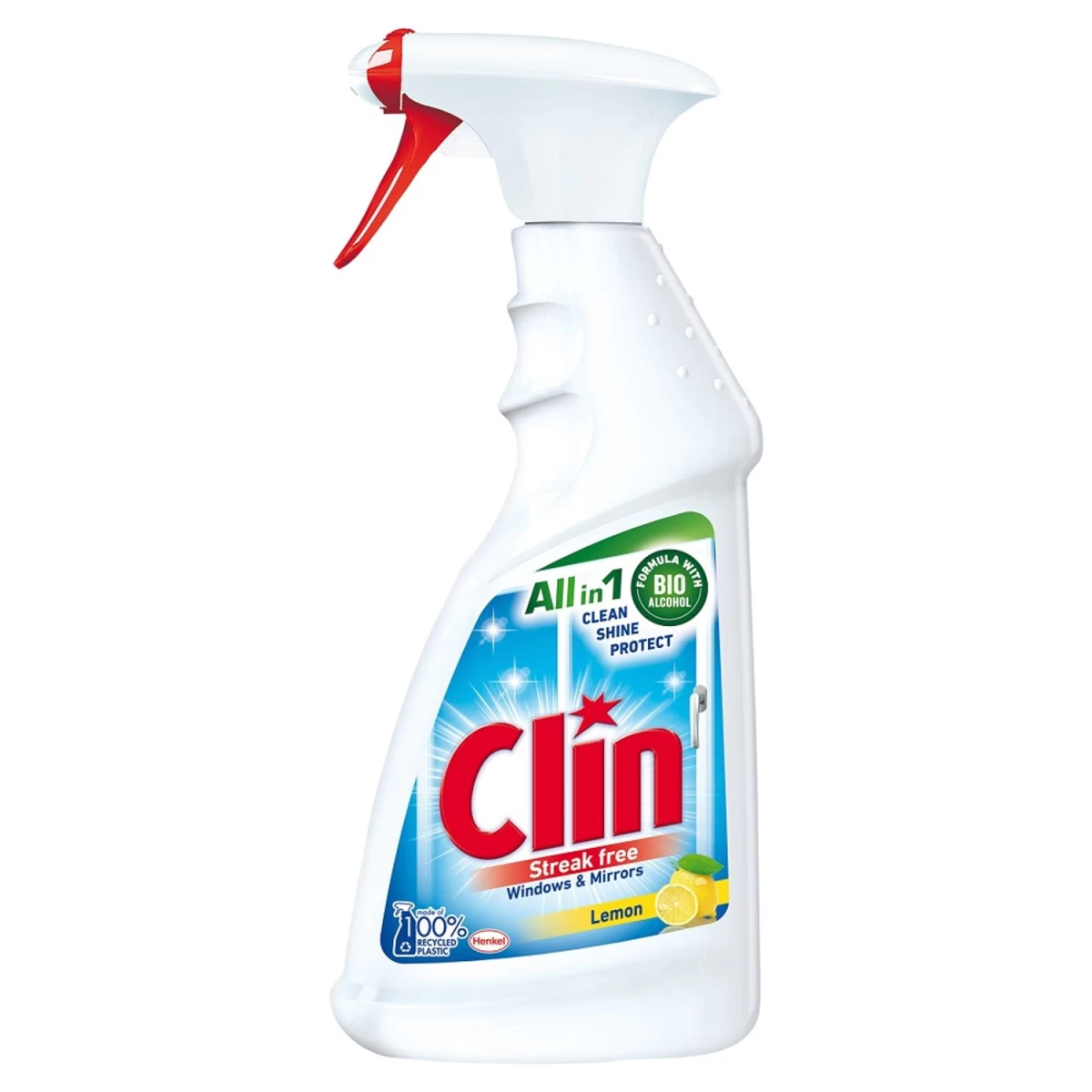 Clin Lemon Stiklo Ir Stiklo Paviršių Valiklis, 500 Ml