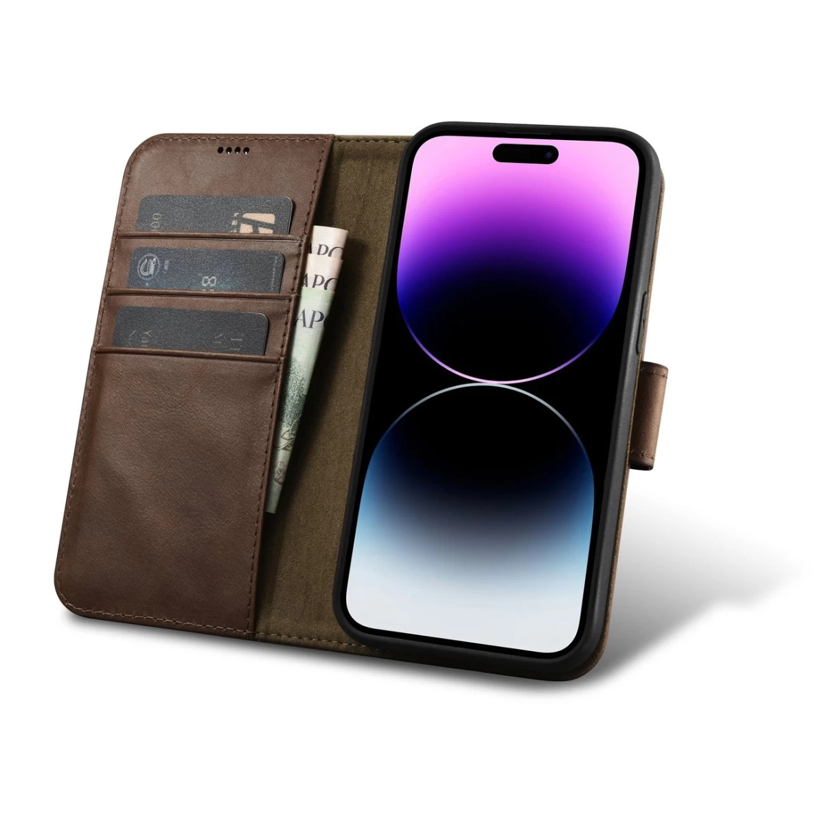 2in1 Odinis Dėklas Su Atlenkiamu Dangteliu Iphone 14 Pro Max Anti-rfid Oil Wax Wallet Case Tamsiai Rudas 2in1 Odinis Dėklas Su Atlenkiamu Dangteliu Iphone 14 Pro Max Anti-rfid Oil Wax Wallet Case Tamsiai Rudas