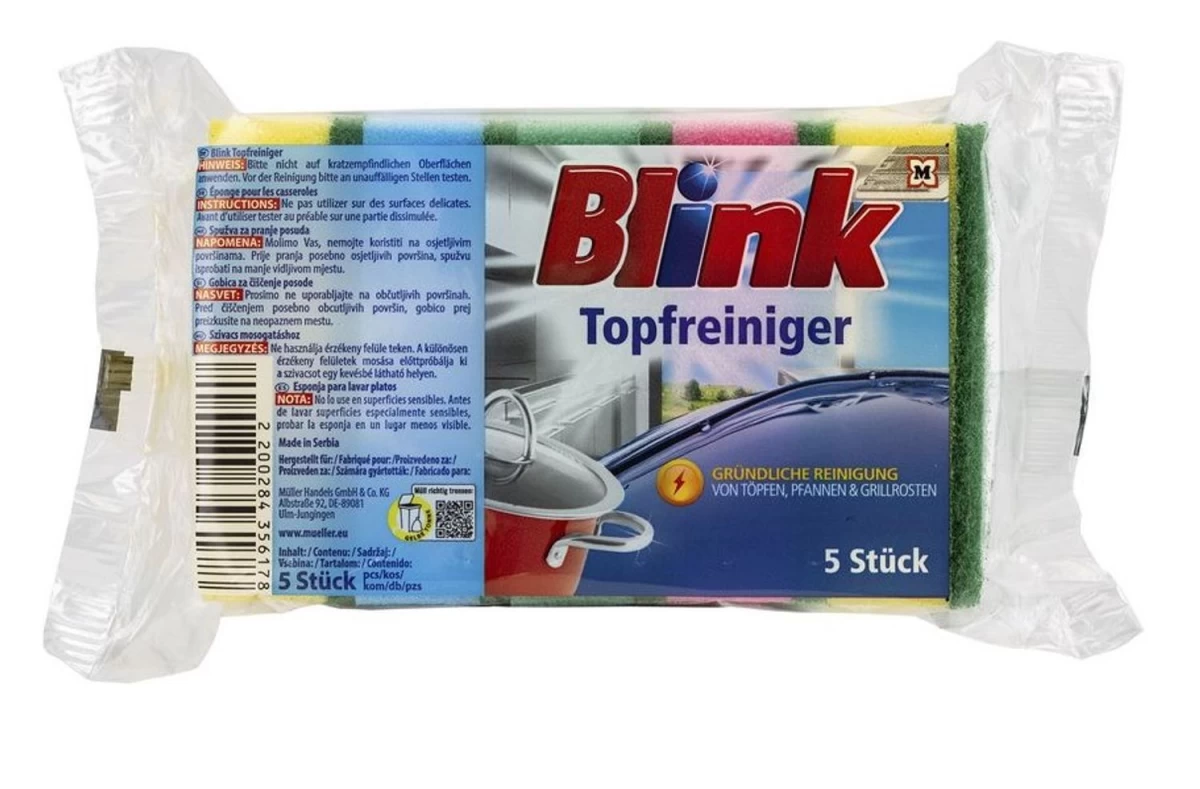 Išversti Produkto Pavadinimą į Lietuvių Kalbą (de) Blink, Spalvotos šluostės, 5 Vnt (vokietijos Produkta).

Blink, Spalvotos Kempinėlės, 5 Vnt.