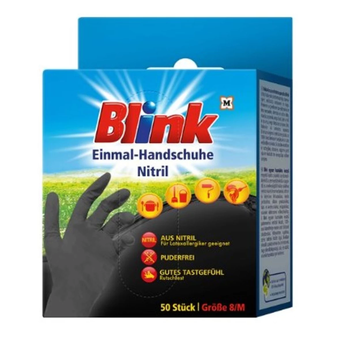 Išversti Produkto Pavadinimą į Lietuvių Kalbą (de) Blink, Vienkartinės Pirštinės M, Juodos, 50 Vienetų (vokietijos Produktai).
Blink, Vienkartinės Pirštinės M, Juodos, 50 Vnt. Išversti Produkto Pavadinimą į Lietuvių Kalbą (de) Blink, Vienkartinės Pirštinės M, Juodos, 50 Vienetų (vokietijos Produktai).
Blink, Vienkartinės Pirštinės M, Juodos, 50 Vnt.