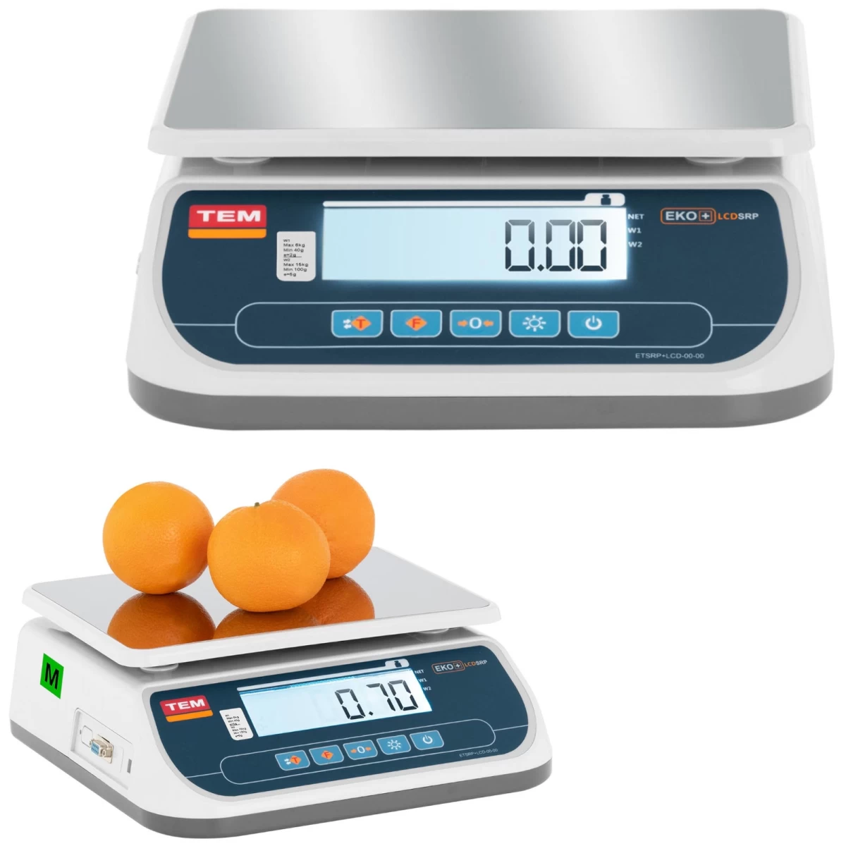 Komercinės Svarstyklės 15 Kg / 5 G Lcd M Legalizacija Komercinės Svarstyklės 15 Kg / 5 G Lcd M Legalizacija