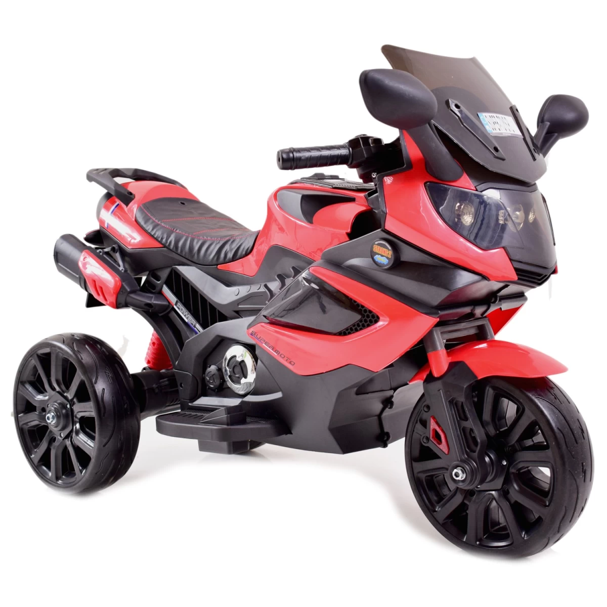 Power Racer Motociklas - Minkšti Ratai, Minkšta Sėdynė/lq168a