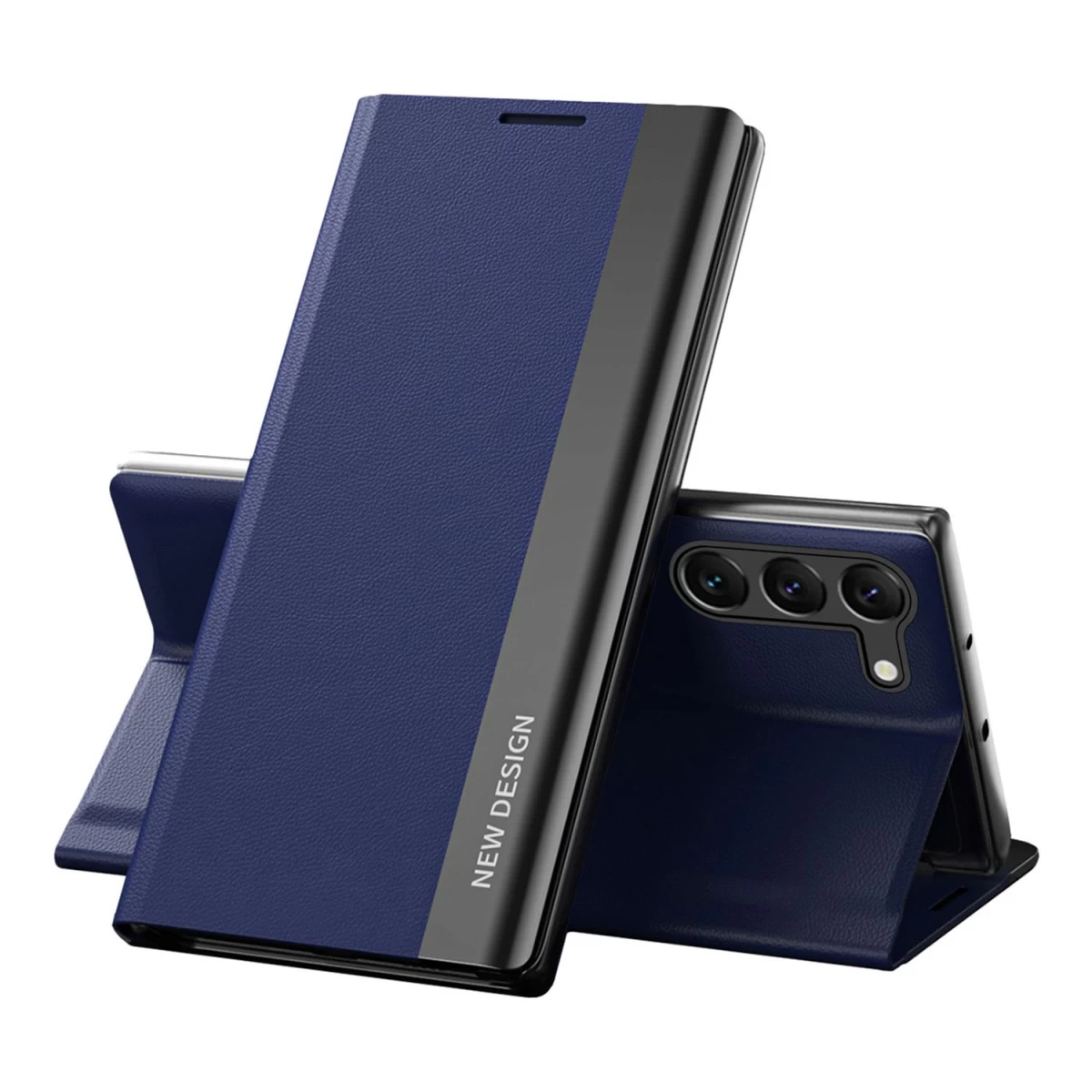 sleep Case Pro Dėklas samsung Galaxy S23 Su Atlenkiamu Dangteliu, Mėlynas