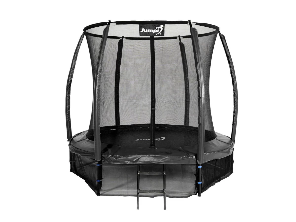 Sodo Batutas Jumpi 252cm/8ft Maxy Comfort Plus Black Su Vidiniu Tinklu