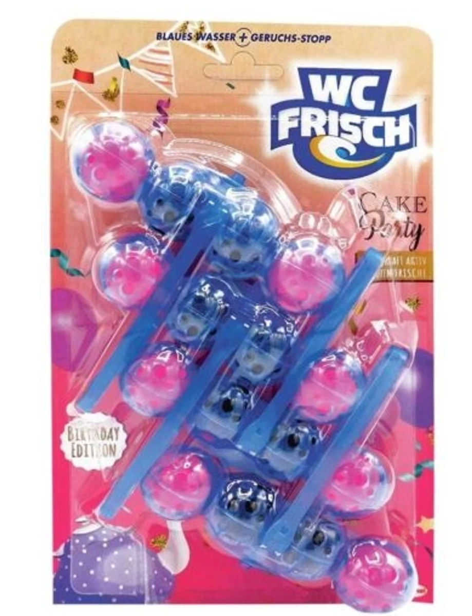Wc Frisch Wc Frisch Tualetinio Torto Pakaba, 4 X 50 G (vokietijos Produktas)