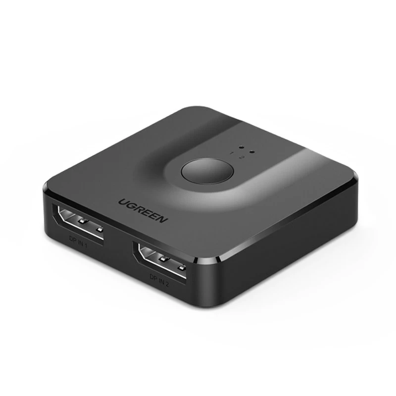2x Displayport įvesties Ir 1x Displayport Išvesties Jungiklis 4k 1080p Juodas