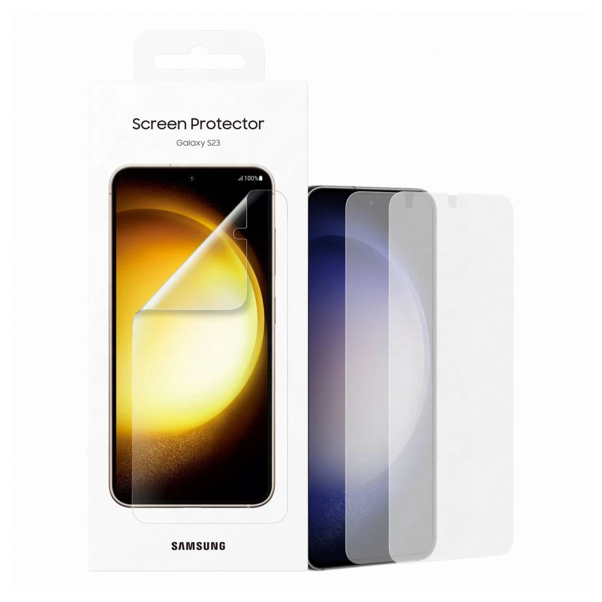 2x Ekrano Apsauginė Plėvelė Samsung Galaxy S23
