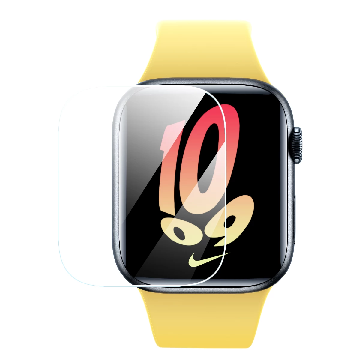 2x nanocrystal Apsauginė Plėvelė, Skirta apple Watch 7/8/9 45mm + Montavimo Rinkinys, Skaidrus 2x nanocrystal Apsauginė Plėvelė, Skirta apple Watch 7/8/9 45mm + Montavimo Rinkinys, Skaidrus