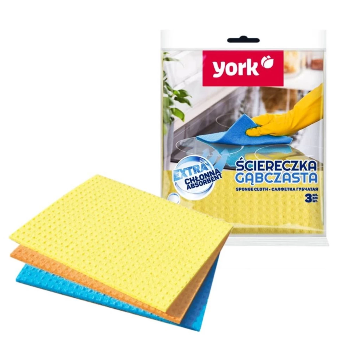 york, Kempininė šluostė, 3 Vnt.