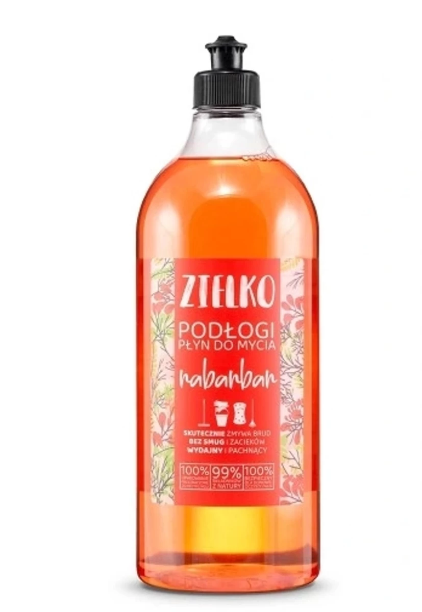 Zielko, Grindų Plovimo Skystis, Rabarbarai, 1000 Ml.