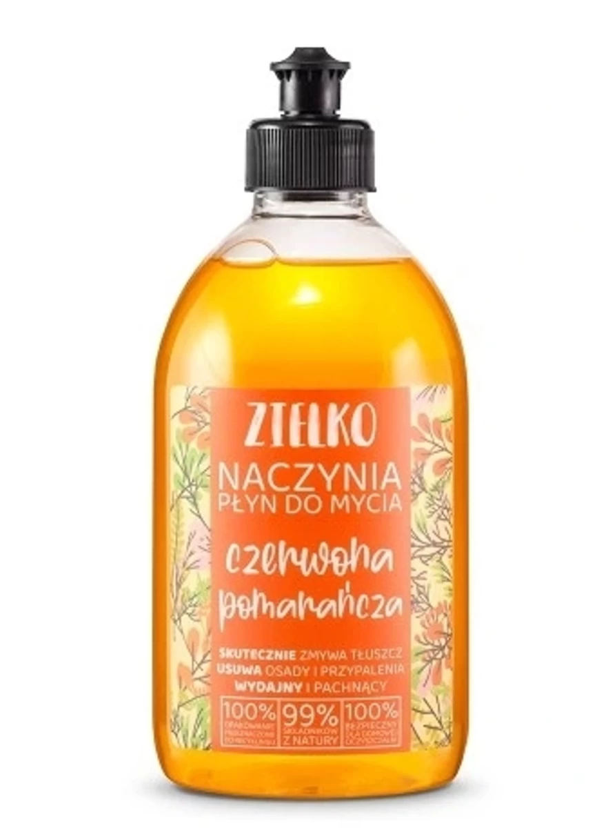 Zielko, Indų Plovimo Skystis, Raudonai Oranžinis, 500 Ml.