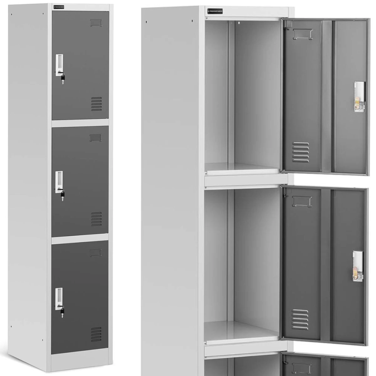 3 Durų Metalinė Spintelė Su Raktinėmis Spynomis 3 Durų Metalinė Spintelė Su Raktinėmis Spynomis