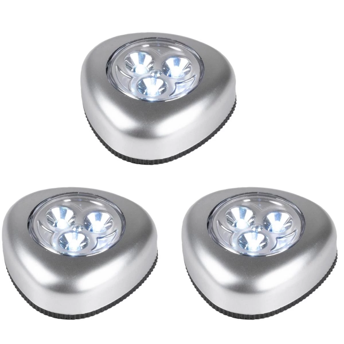 3 Led Akumuliatorinių žibintų Rinkinys Grunding