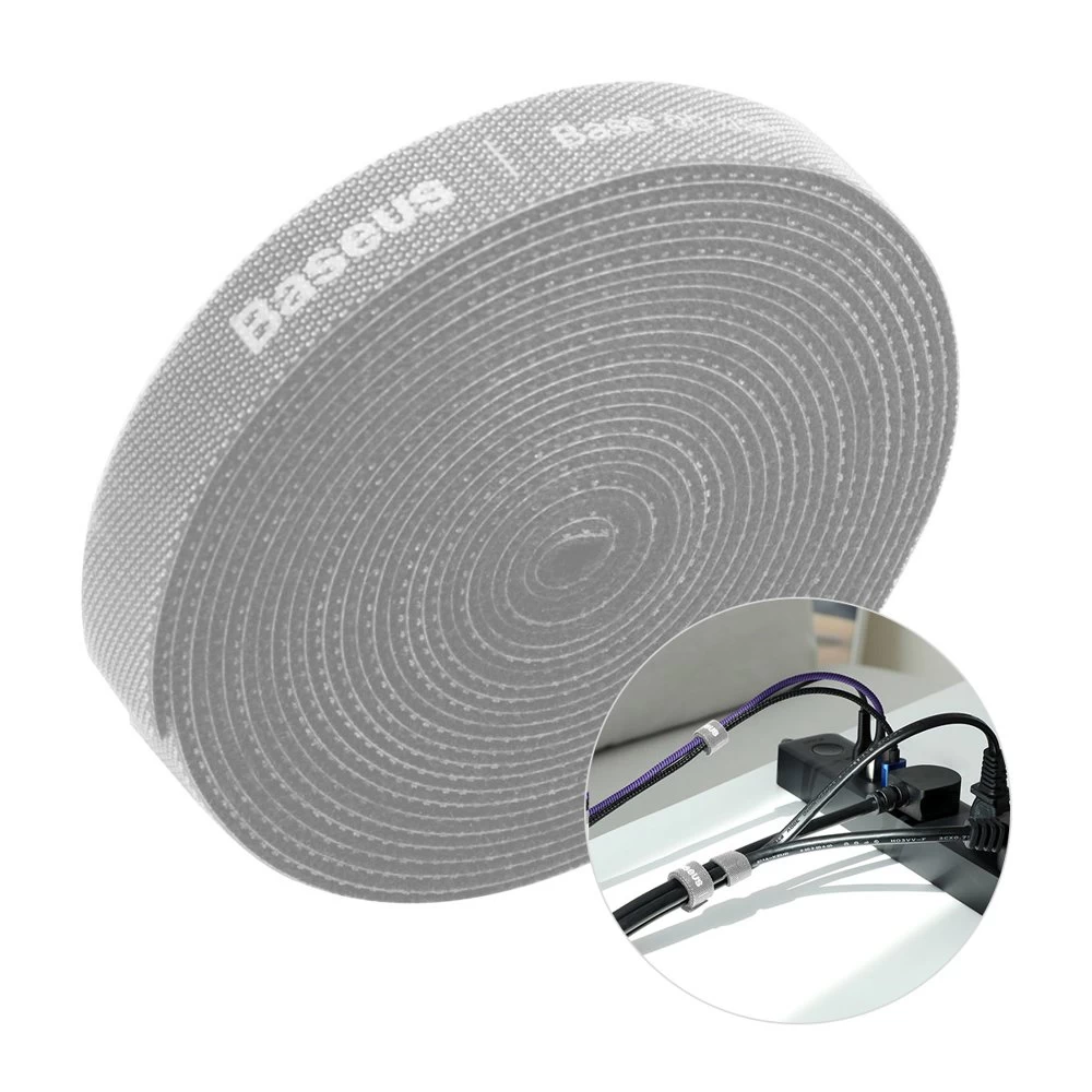 3 M Ilgio Velcro Kabelių Organizatorius - Pilkas